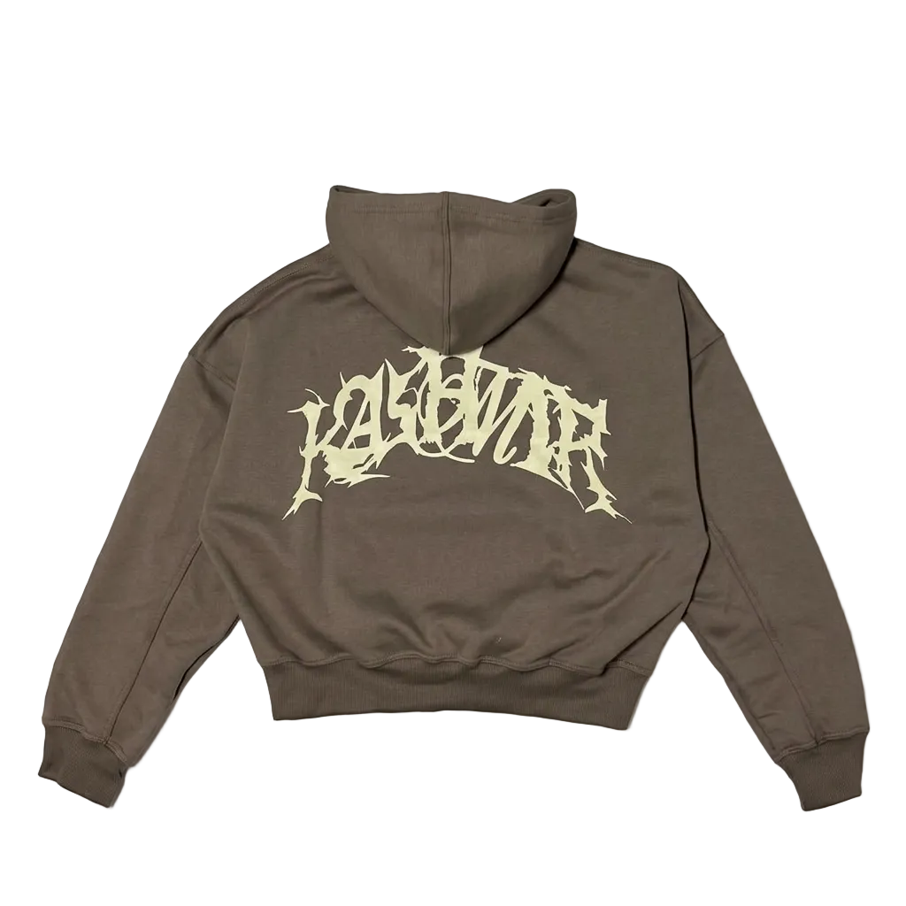 METAL HOODIE BROWN
