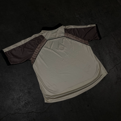 KASHMIR RETRO FOOTBALL JERSEY BEIGE