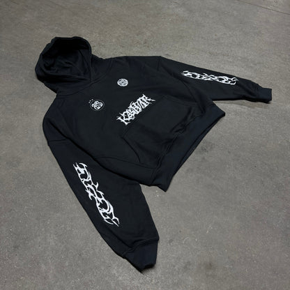 METAL HOODIE BLACK