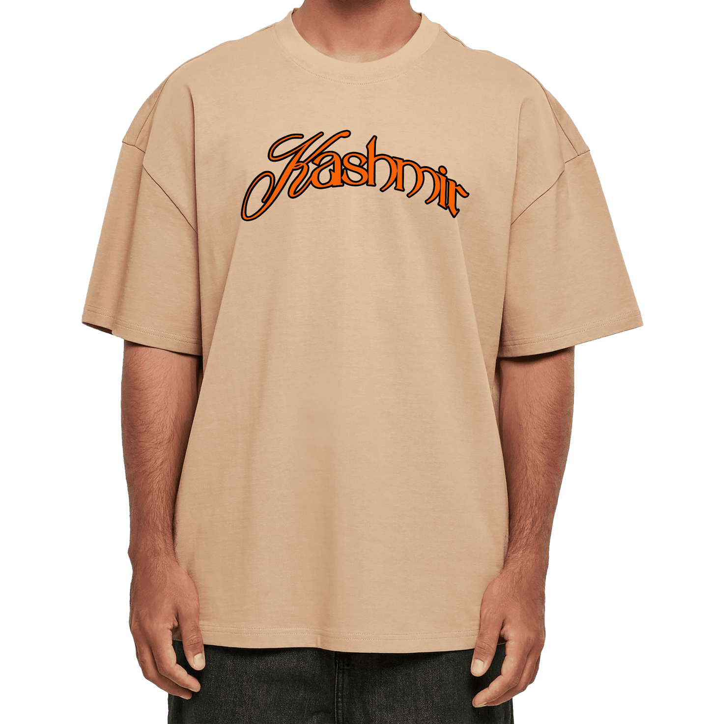 KASHMIR LOGO TEE BEIGE