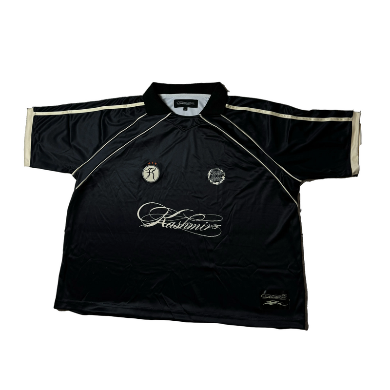 KASHMIR METAL RETRO JERSEY BLACK