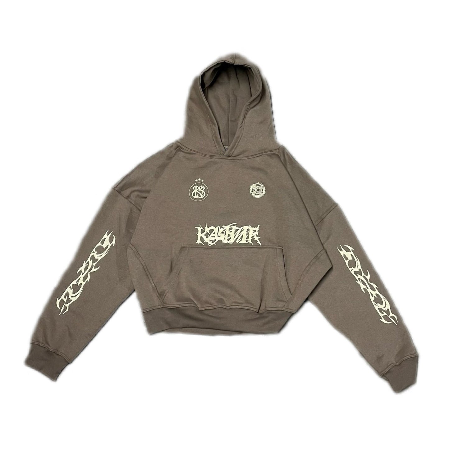 METAL HOODIE BROWN