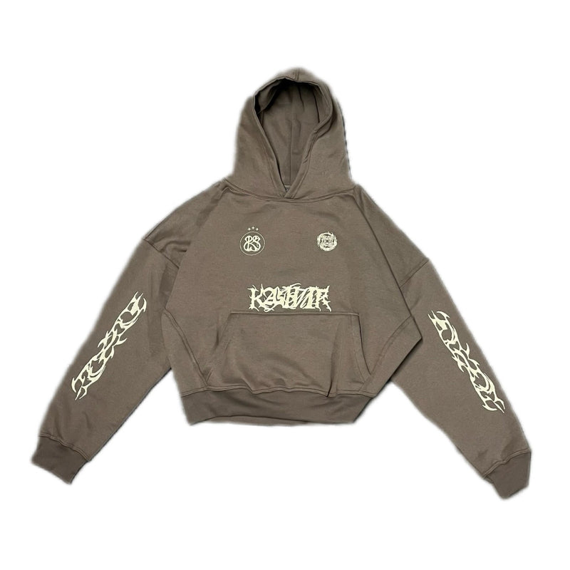 METAL HOODIE BROWN